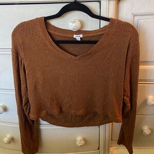 Garage light-weight long sleeve burnt orange, size XS, very lightly worn